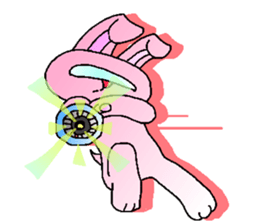 Rabbit universe sticker #7400114