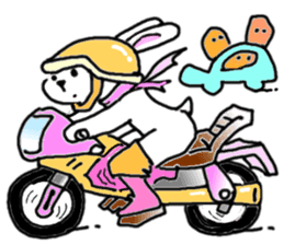 Rabbit universe sticker #7400122