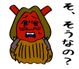 Namahage boy ! sticker #7400393
