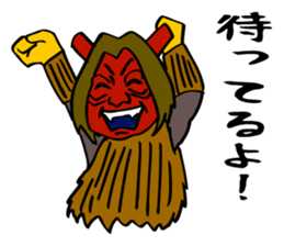 Namahage boy ! sticker #7400405