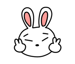 Kkyu Rabbit sticker #7400884