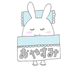 Mikawa rabbit also speak Kansai dialect2 sticker #7401017