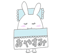 Mikawa rabbit also speak Kansai dialect2 sticker #7401017
