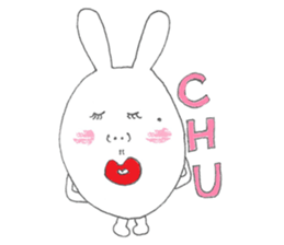 Mikawa rabbit also speak Kansai dialect2 sticker #7401021