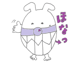 Mikawa rabbit also speak Kansai dialect2 sticker #7401025