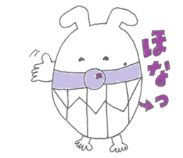 Mikawa rabbit also speak Kansai dialect2 sticker #7401025