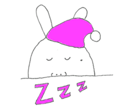 Mikawa rabbit also speak Kansai dialect2 sticker #7401030