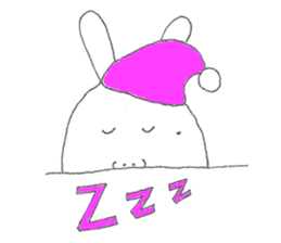 Mikawa rabbit also speak Kansai dialect2 sticker #7401030