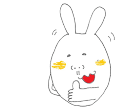 Mikawa rabbit also speak Kansai dialect2 sticker #7401031