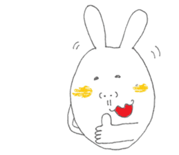 Mikawa rabbit also speak Kansai dialect2 sticker #7401031
