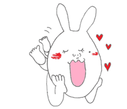 Mikawa rabbit also speak Kansai dialect2 sticker #7401032