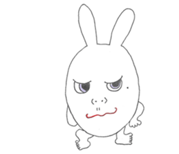 Mikawa rabbit also speak Kansai dialect2 sticker #7401036