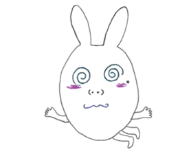 Mikawa rabbit also speak Kansai dialect2 sticker #7401037