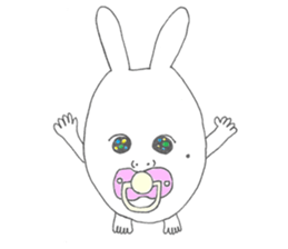 Mikawa rabbit also speak Kansai dialect2 sticker #7401044