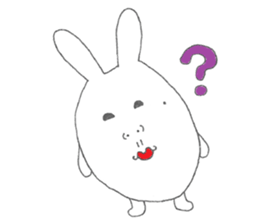 Mikawa rabbit also speak Kansai dialect2 sticker #7401048