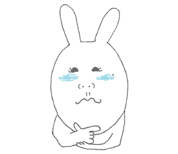 Mikawa rabbit also speak Kansai dialect2 sticker #7401050