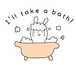 Heartwarming rabbit world sticker #7401188