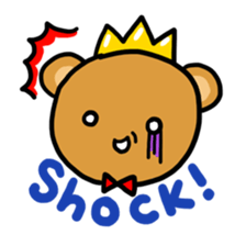 Bear King & I - Love Story sticker #7401535