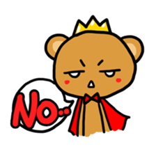 Bear King & I - Love Story sticker #7401538