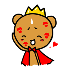 Bear King & I - Love Story sticker #7401544