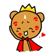 Bear King & I - Love Story sticker #7401544