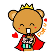 Bear King & I - Love Story sticker #7401548