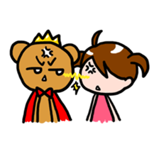 Bear King & I - Love Story sticker #7401557