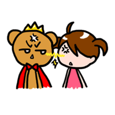 Bear King & I - Love Story sticker #7401557