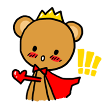 Bear King & I - Love Story sticker #7401567