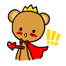Bear King & I - Love Story sticker #7401567