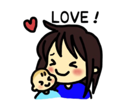 Daily life of the child care mom sticker #7402640