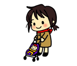 Daily life of the child care mom sticker #7402645