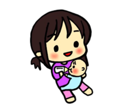 Daily life of the child care mom sticker #7402649