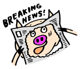Lazy Piggy! sticker #7402772