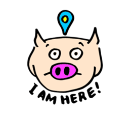 Lazy Piggy! sticker #7402773