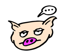 Lazy Piggy! sticker #7402781