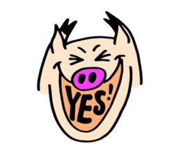 Lazy Piggy! sticker #7402783