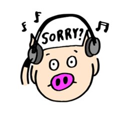 Lazy Piggy! sticker #7402787