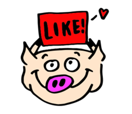 Lazy Piggy! sticker #7402790