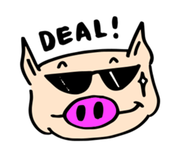 Lazy Piggy! sticker #7402798