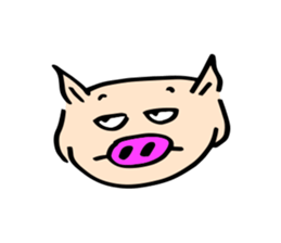 Lazy Piggy! sticker #7402806