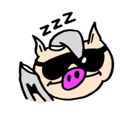 Lazy Piggy! sticker #7402808