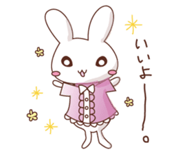 Mademoiselle rabbit sticker #7403252