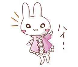 Mademoiselle rabbit sticker #7403255