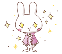 Mademoiselle rabbit sticker #7403258
