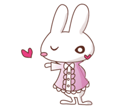 Mademoiselle rabbit sticker #7403261