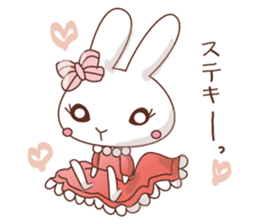 Mademoiselle rabbit sticker #7403262