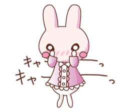 Mademoiselle rabbit sticker #7403265