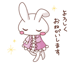 Mademoiselle rabbit sticker #7403273