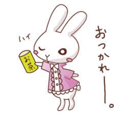 Mademoiselle rabbit sticker #7403274